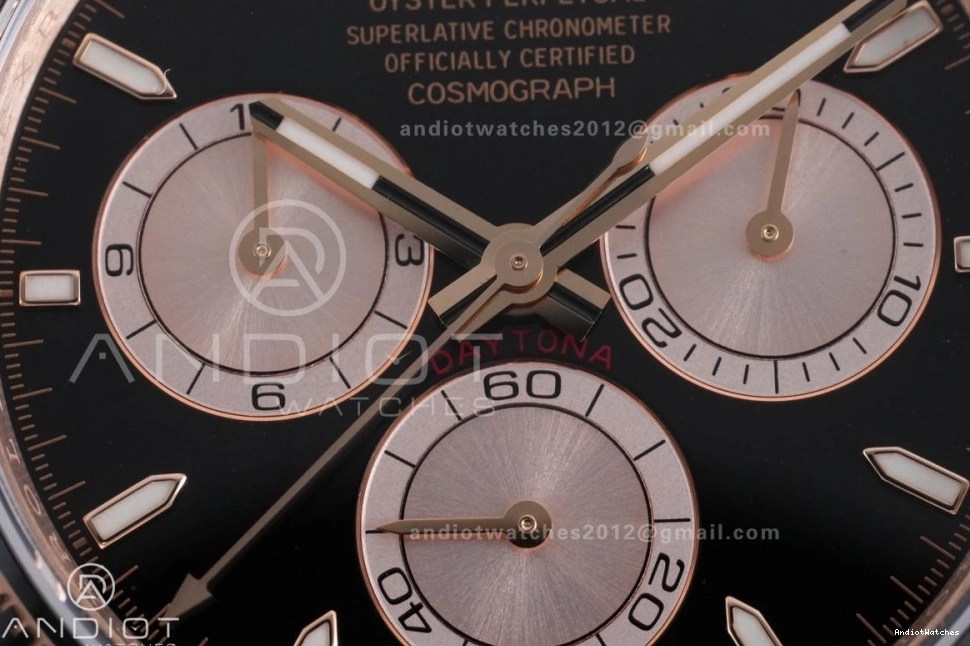 Edition 798 RG Gain 1:1 Weight On 126515 Oyster-flex Stick DD Daytona Sophisticated Best Strap Sub-dial Black Dial VSF Marker 1121